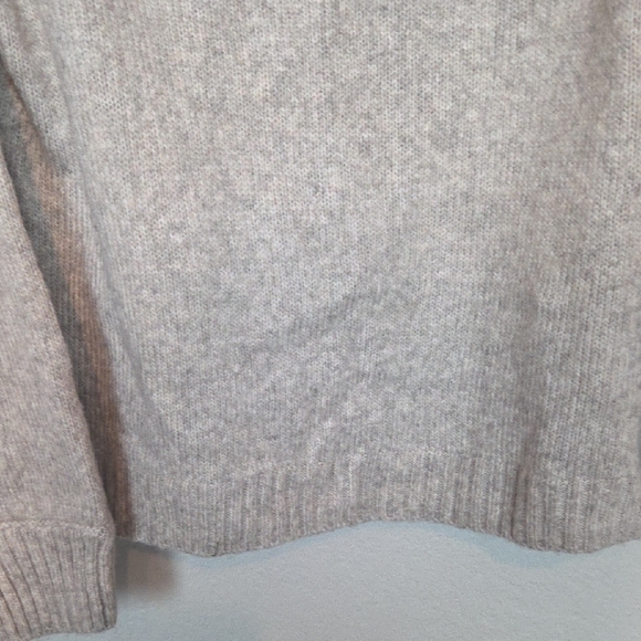 Abercrombie & Fitch Tan Cowl Neck Sweater Lg - Picture 4 of 8